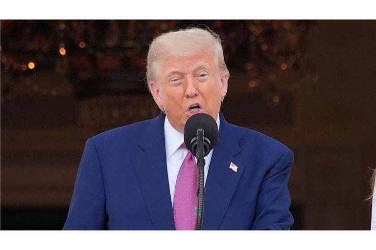 Trump schaltet einen Gang zurück. (Archivbild)
