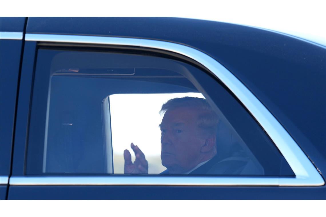 Trump spielt das Problem der Benzinpreise herunter (Archivbild).