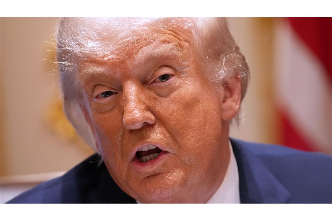 Trump spricht über den aktuellen Stand der Verhandlungen zum Iran-Krieg.