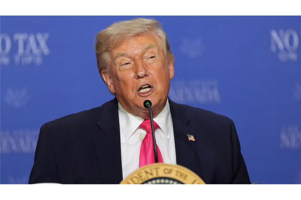 Trump spricht von einem möglichen historischen Tag.