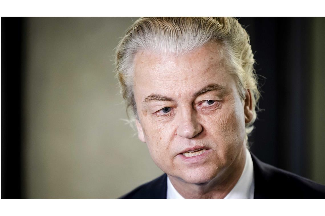 Trump traf sich in Den Haag mit dem radikal-rechten Populisten Geert Wilders (Archivbild).