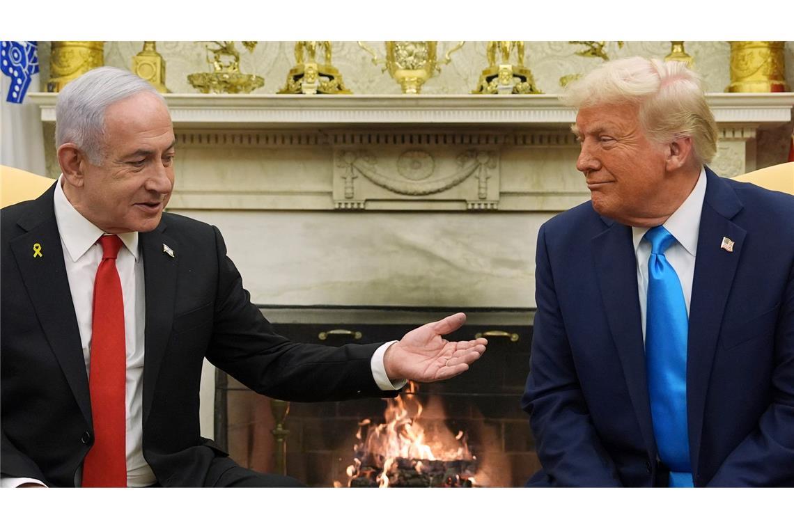 "Riviera des Nahen Ostens": Trump beansprucht Gaza für USA Trump und Netanjahu führten ein offensichtlich gutes Gespräch.