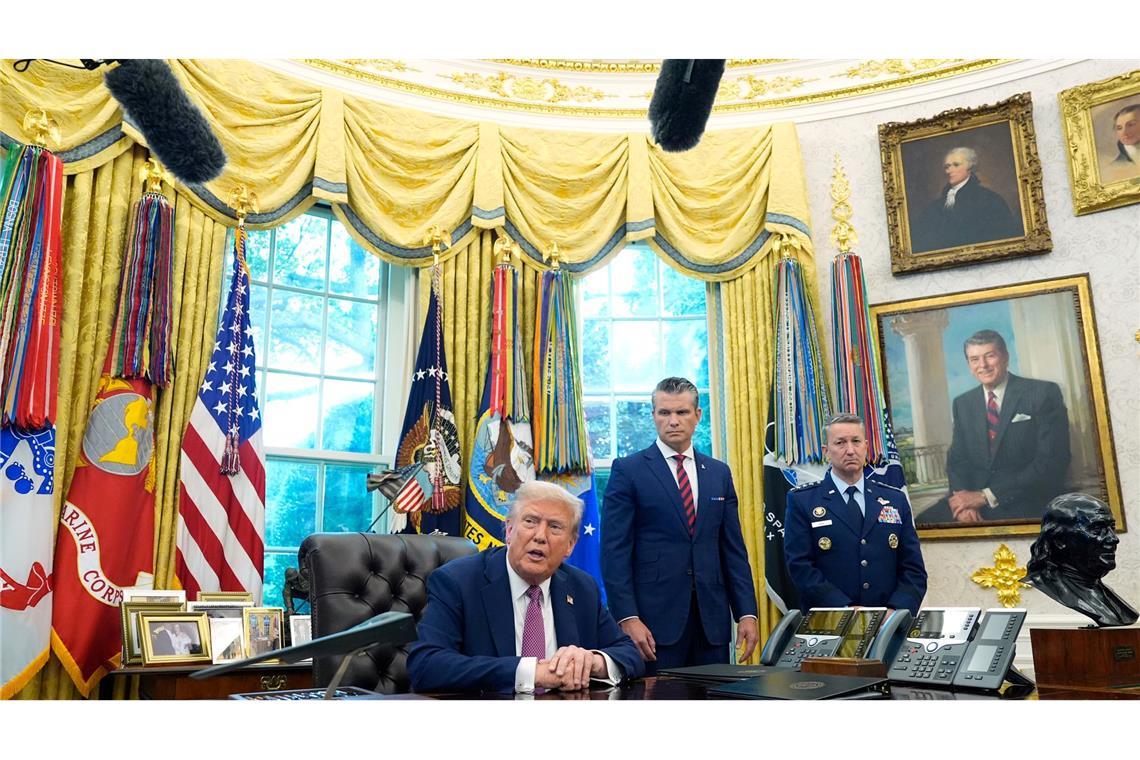 Trump: Verteidigungsressort heißt jetzt "Kriegsministerium"