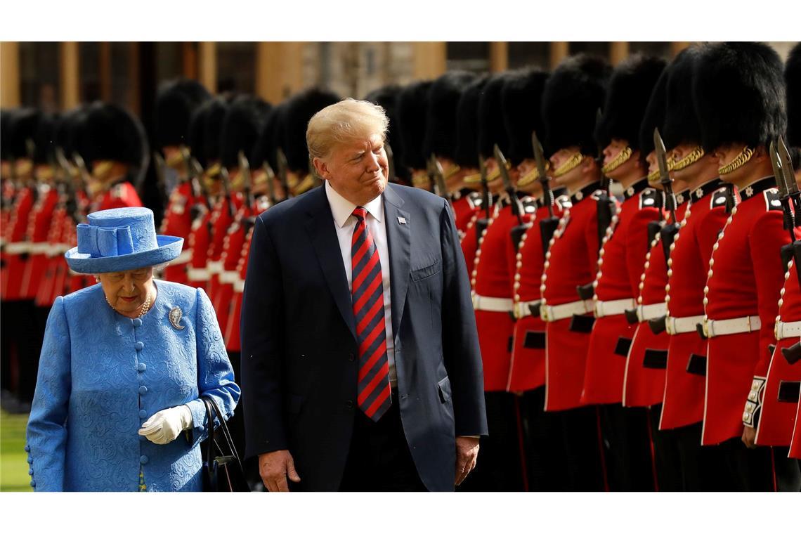 Im Schatten der Epstein-Affäre: Trump heute beim König