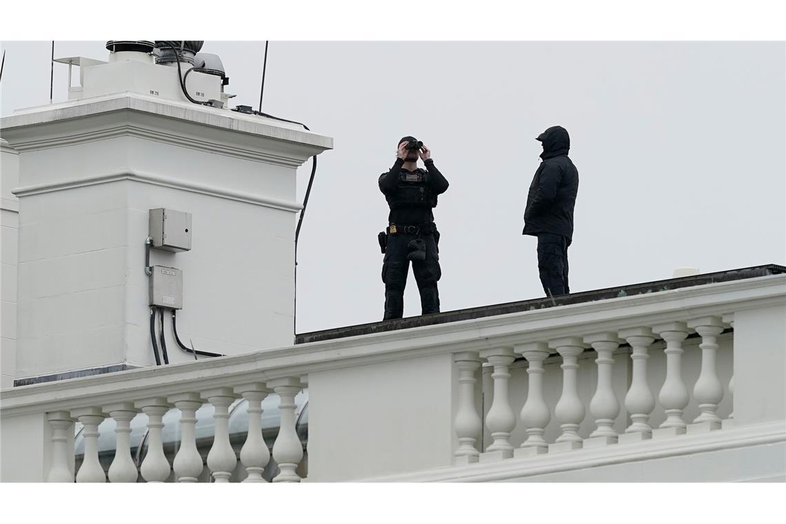 Trump war im Weißen Haus, als die Schüsse fielen.