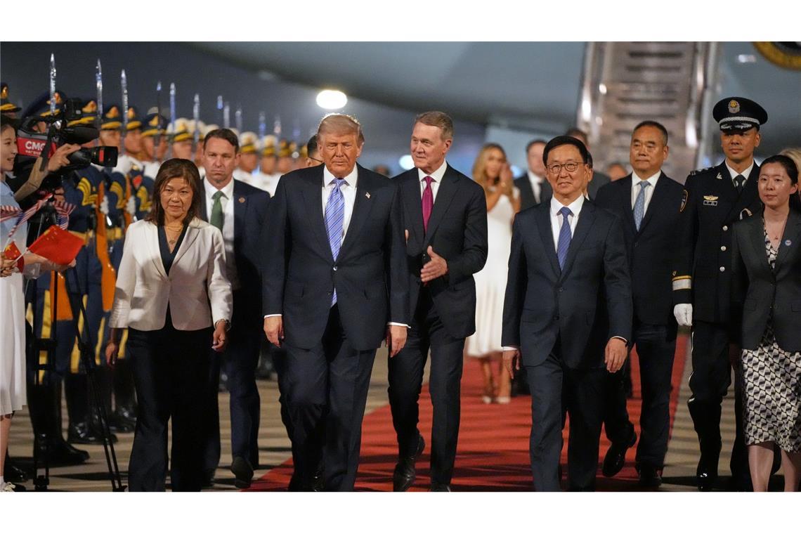 Trump will am Donnerstag mit Staatschef Xi Jinping sprechen.