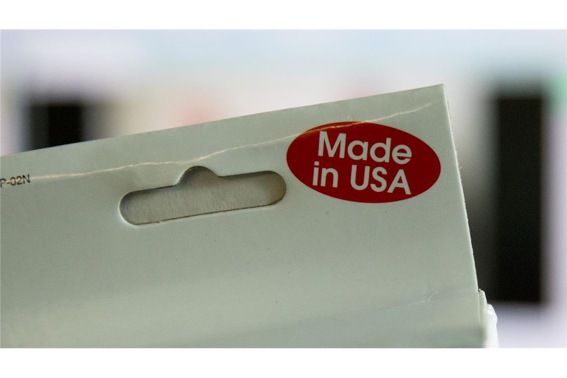 Trumps Zolloffensive beginnt - droht die Eskalation? Trump will, dass in den USA mehr Produkte "Made in USA" verkauft werden. (Symbolbild)