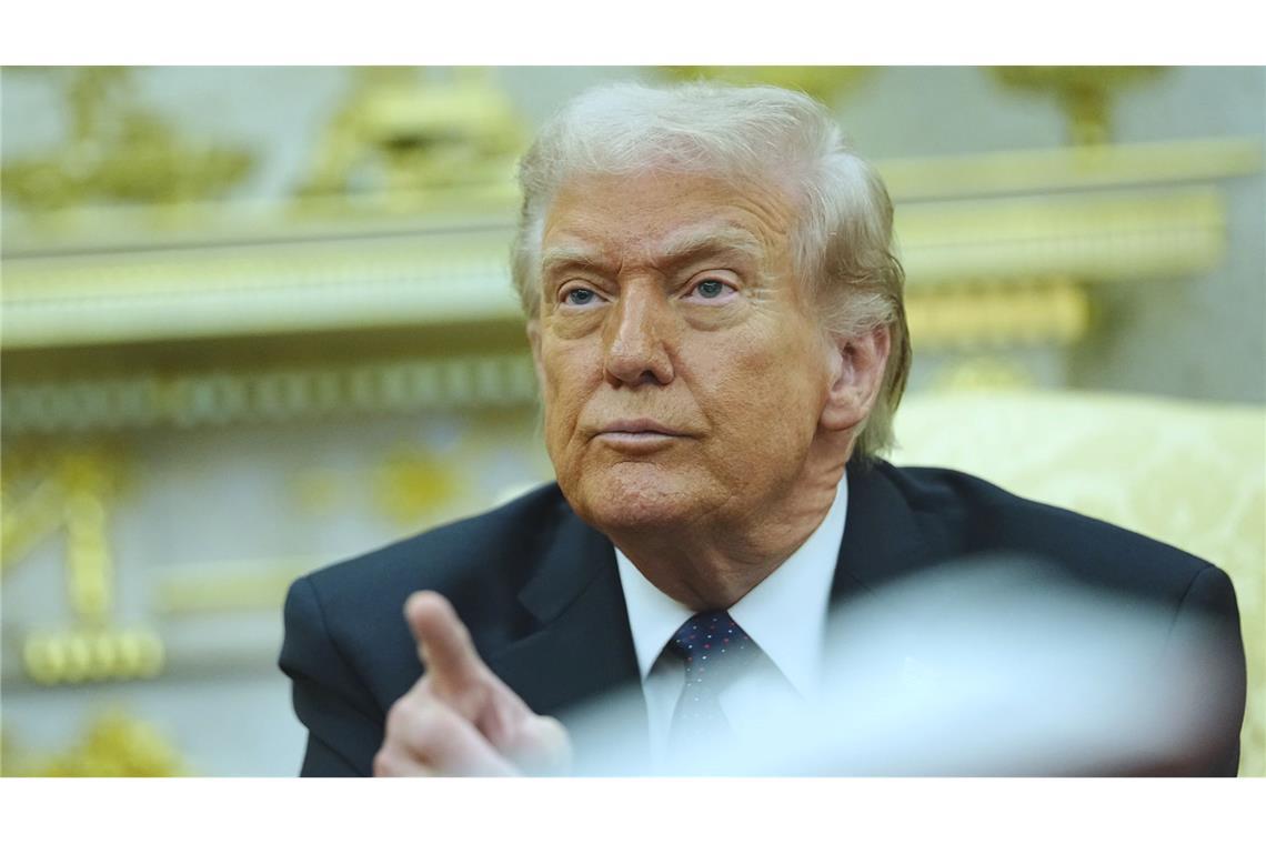 Trump will über ein Ende des Krieges gemeinsam mit Israels Premier befinden. (Archivbild)