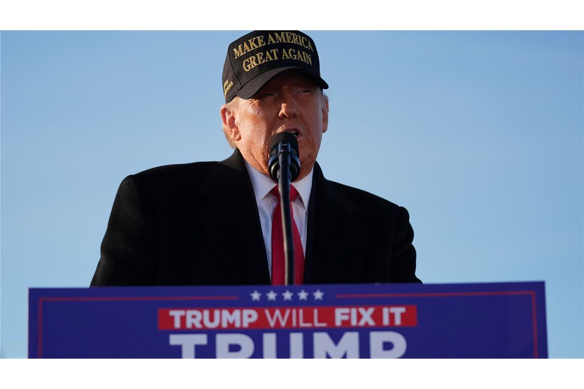 Trump fantasiert über Käfigkämpfe gegen Migranten Trump zeichnet ein düsteres Bild der USA. (Archivbild)