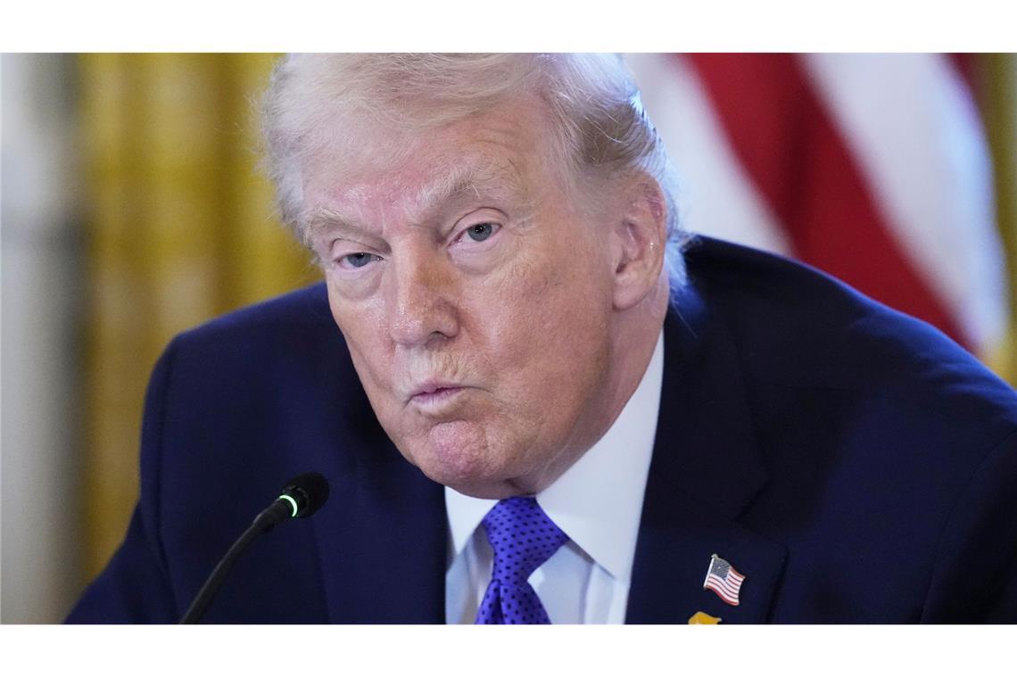 Trump zeigte sich verärgert über den Iran. (Archivbild)