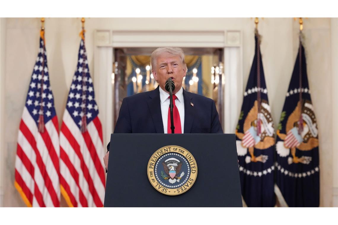 Das fiel bei Trumps Iran-Rede an die Nation auf