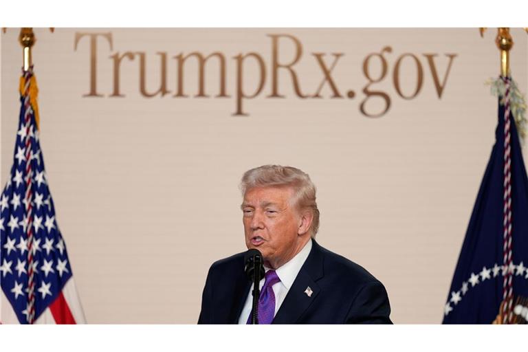 Trumps neue Regierungswebsite soll Amerikanern helfen, günstiger an Medikamente zu kommen.