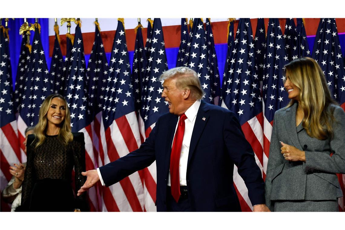 Und plötzlich sind auch Ivanka und Jared wieder da Trumps Schwiegertochter Lara (links) ist die Co-Chefin der republikanischen Partei.