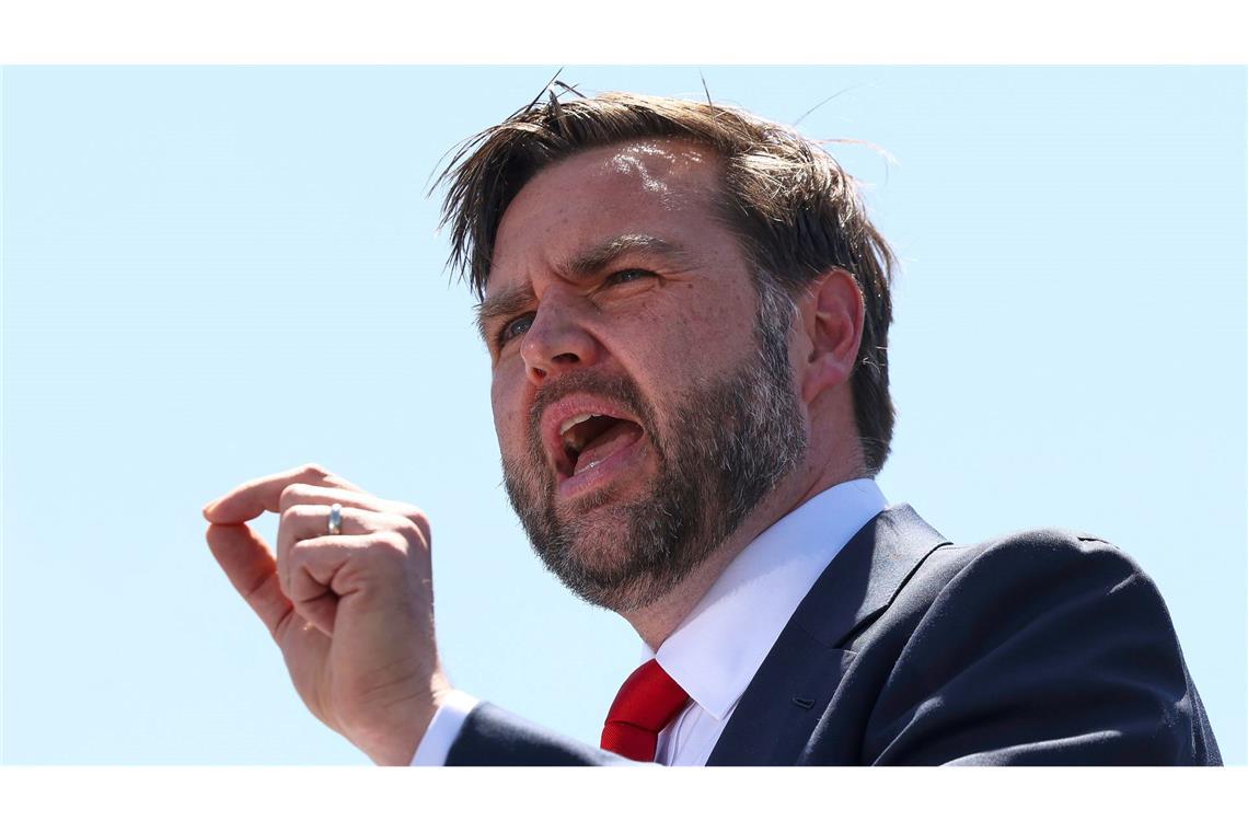 Trump nennt Vance oder Rubio als mögliche Nachfolger Trumps Vize JD Vance wäre so etwas wie der natürliche Nachfolger. (Archivbild)