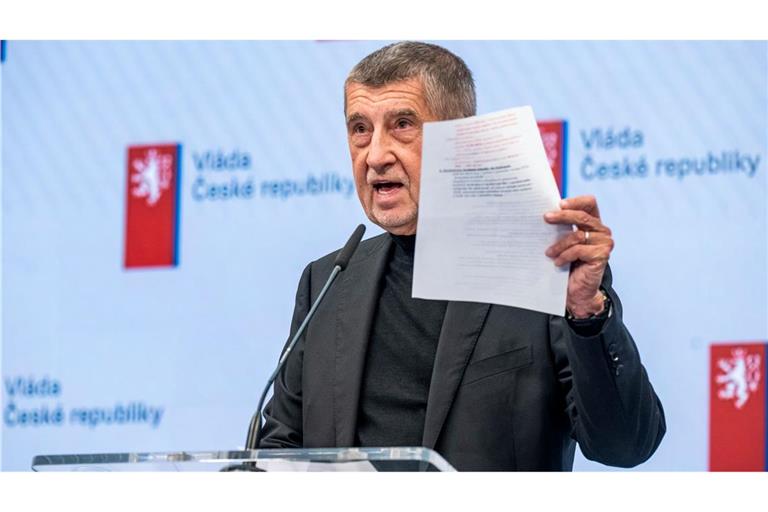 Tschechiens Ministerpräsident Babis steht vor erster Bewährungsprobe.