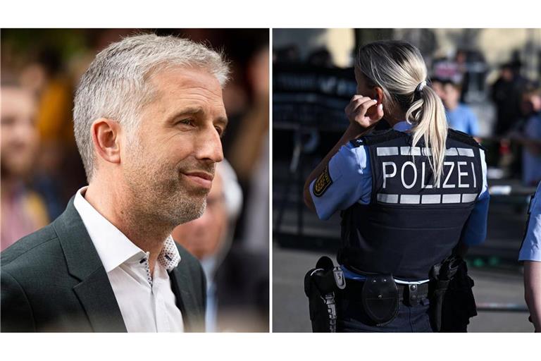 Tübingens OB Palmer fordert höhere Mindeststrafen für Angriffe auf Polizeibeamte.