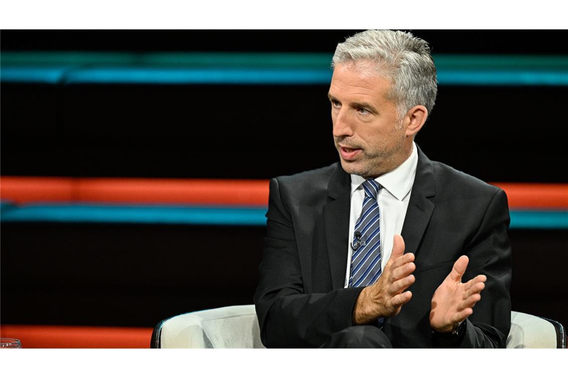 Tübingens Oberbürgermeister war am Mittwoch in der ZDF-Talkshow Markus Lanz zu Gast.
