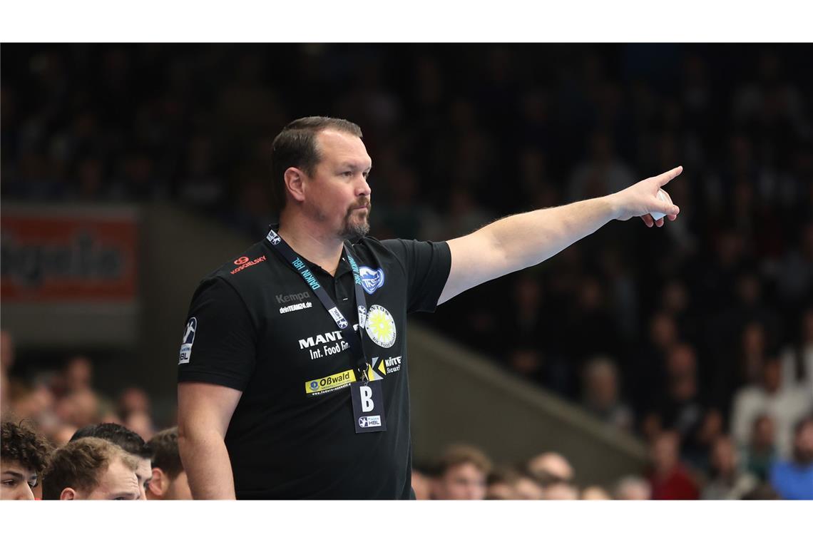 45 starke Minuten reichen nicht – TVB Stuttgart verliert in Gummersbach TVB-Coach Misha Kaufmann