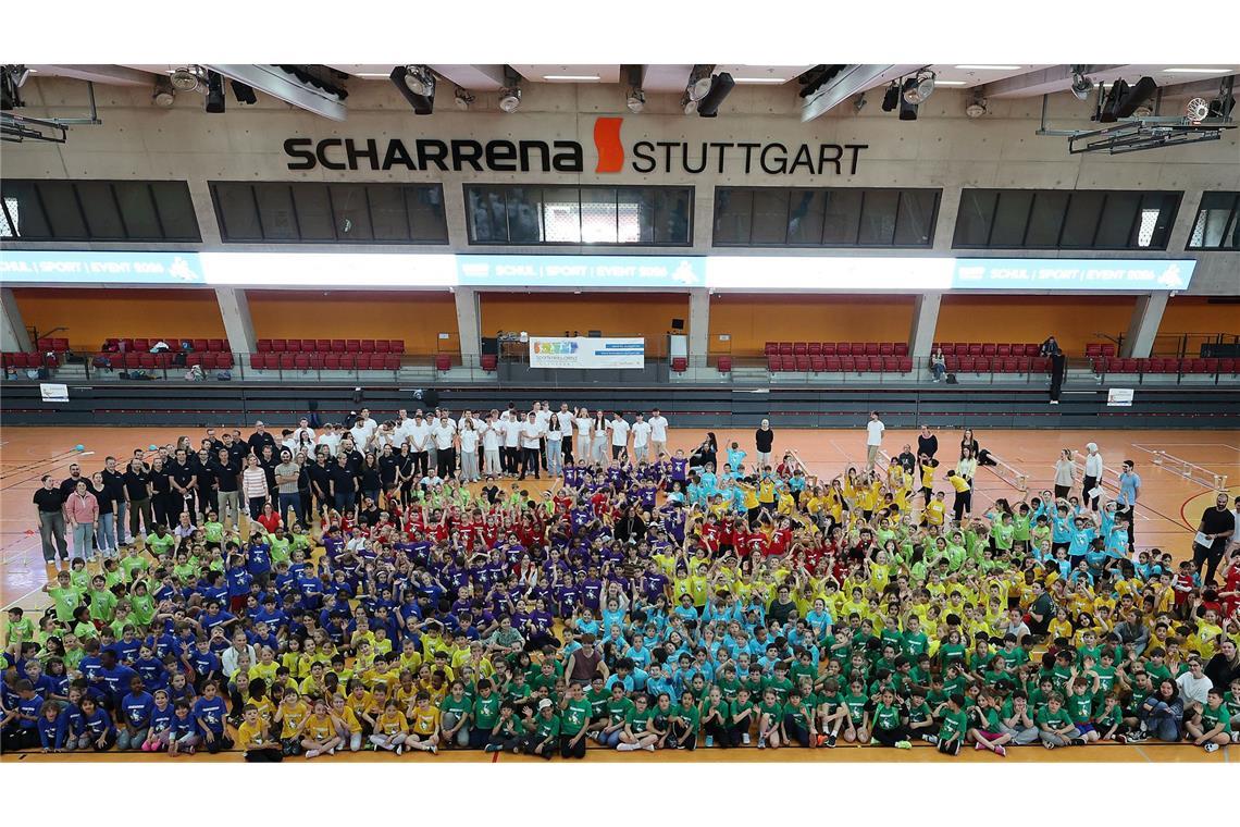 Über 700 Kinder aus 15 Stuttgarter Grundschulen sind beim Schulsportevent dabei.