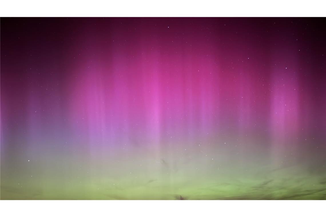 Über Baden-Württemberg waren in der Nacht zum Mittwoch Polarlichter zu sehen.