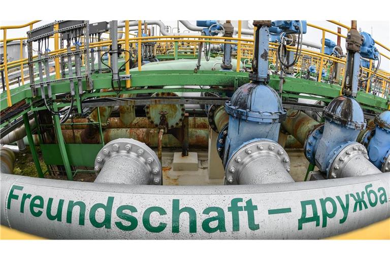 Über die Pipeline Druschba wird die Raffinerie PCK mit Öl aus Kasachstan beliefert. (Archivbild)