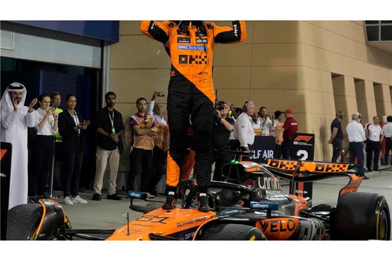 Überlegener Sieger in Bahrain: McLaren-Pilot Oscar Piastri.