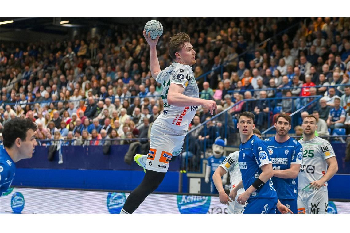 Übernahm viel Verantwortung: Frisch-Auf-Rückrauspieler Erik Persson.