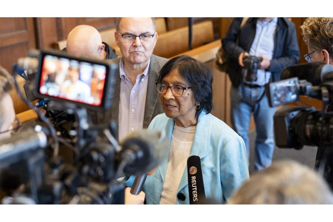 Überraschte Friedensnobelpreisträgerin Navi Pillay.