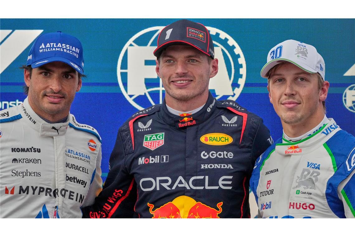 Verstappen trotzt Chaos in der Rutsch-Qualifikaton von Baku Überraschungen auf den Plätzen zwei und drei.