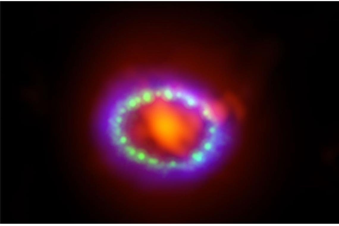 Überreste einer Supernova.