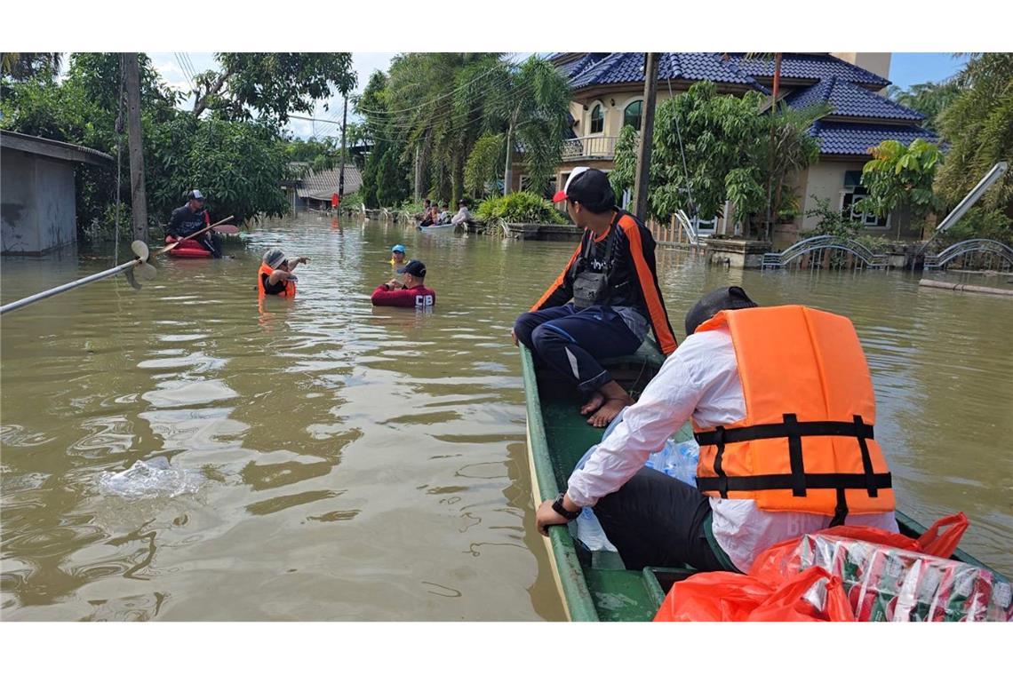 Bilder des Tages Überschwemmungen in Thailand