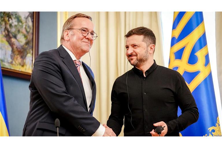 Ukraine-Krieg - Pistorius in Kiew