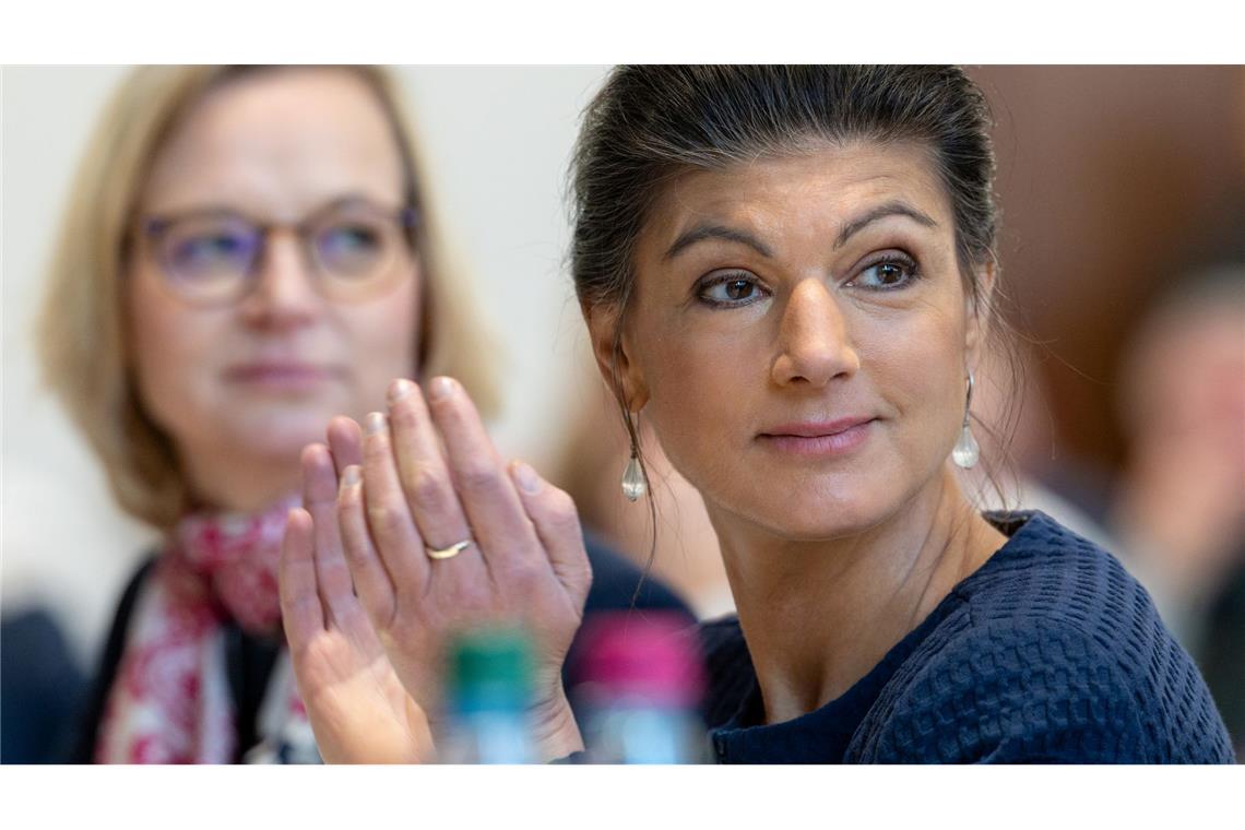 Wagenknecht verliert BSW-Machtkampf - Wolf bleibt im Amt Um den BSW-Parteivorsitz in Thüringen wurde heftig gestritten. (Archivfoto)