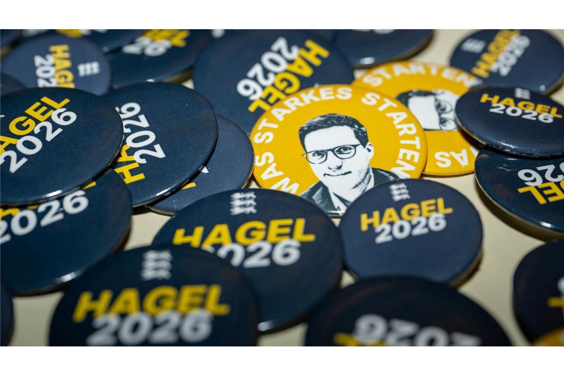 Hagel ist CDU-Spitzenkandidat für Landtagswahl Um den Spitzenkandidaten herrscht derzeit eine regelrechte Euphorie.