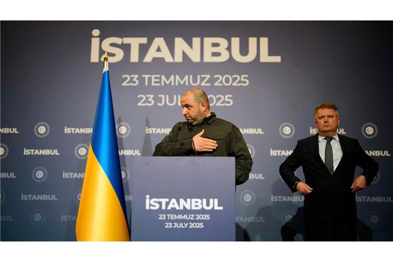 Umjerow führte ab Mai für die Ukraine Verhandlungen mit Russland und soll auch nun wieder einen Gefangenenaustausch vermitteln. (Archivbild)