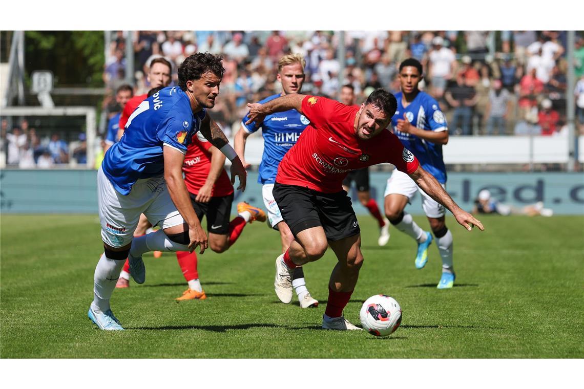 Aus der  Pokaltraum für die Stuttgarter Kickers – Großaspach  holt Double