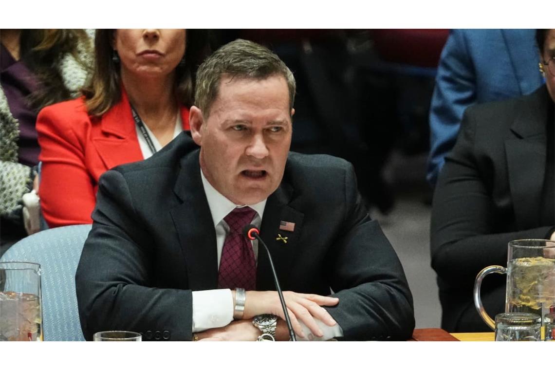 UN-Botschafter der USA, Mike Waltz. Bei seiner Rede vor den Vereinten Nationen liefert er sich ein heftiges Wortgefecht mit der kubanischen Delegation. (Archivbild)
