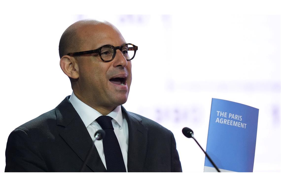 UN-Klimachef Simon Stiell ruft die Welt zu mehr Ehrgeiz auf.