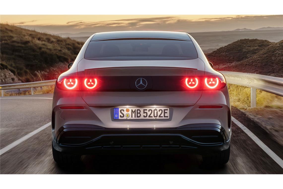 Und so sehen die Rücklichter aus.