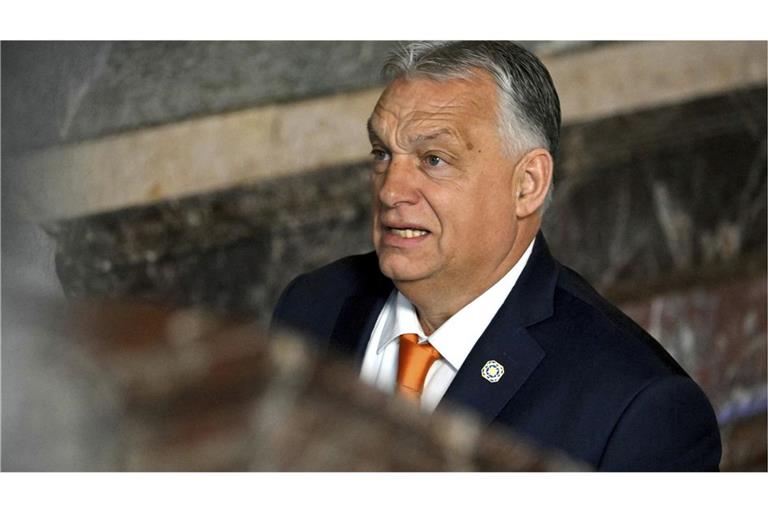 Ungarns Regierungschef Viktor Orban verpasst den Start des EU-Gipfels – wohl nicht ganz unabsichtlich.