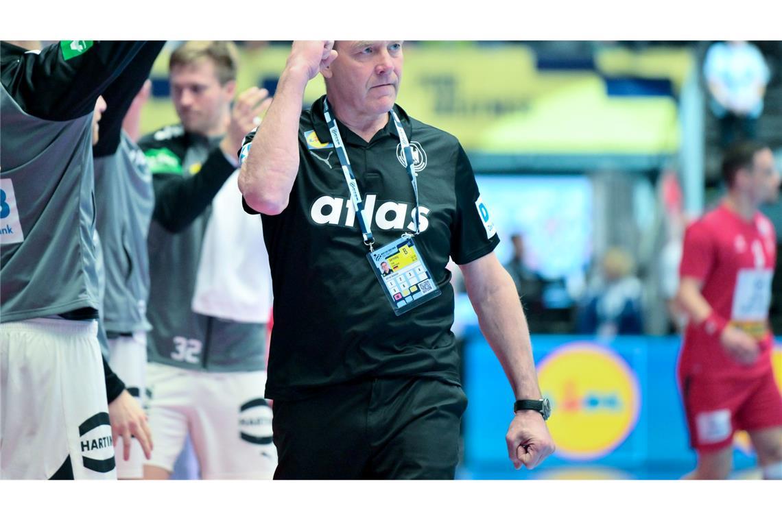 Ungewohnt emotional an der Seitenlinie: Bundestrainer Alfred Gislason.