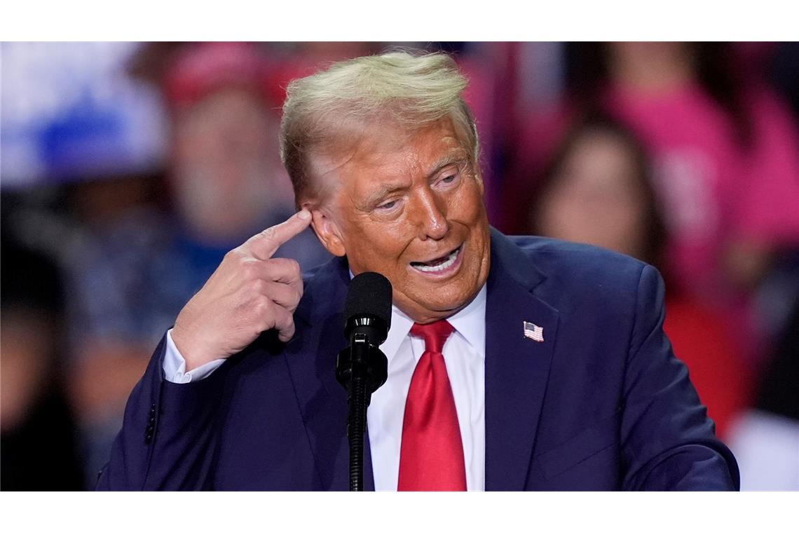 USA warten auf Wahlergebnisse - keine größeren Zwischenfälle "Unser Land geht den Bach runter", sagt Trump.
