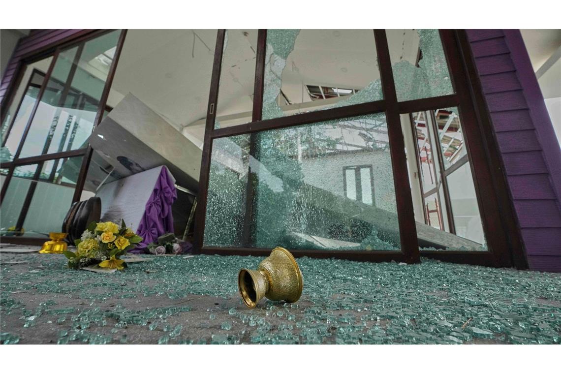 Unter anderem wurde in Thailand ein Krankenhaus getroffen.