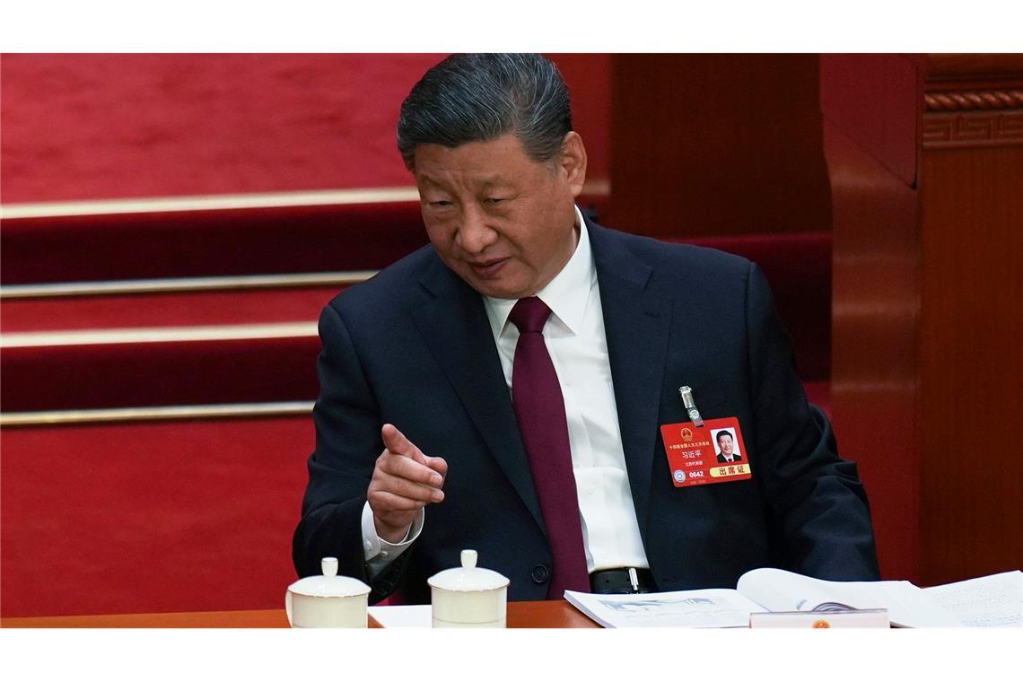 Peking verordnet fünf Prozent Wirtschaftswachstum Unter Staatschef Xi Jinping begann an diesem Mittwoch der Nationale Volkskongress, der eine Woche dauern wird.