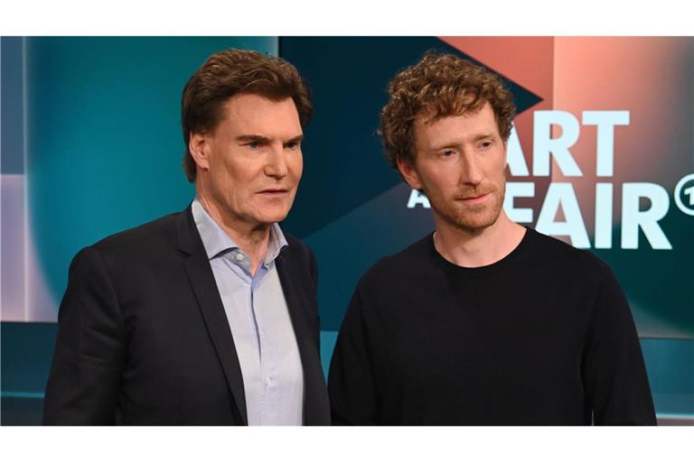 Unternehmer Carsten Maschmeyer und „Hart aber fair“-Moderator Louis Klamroth.