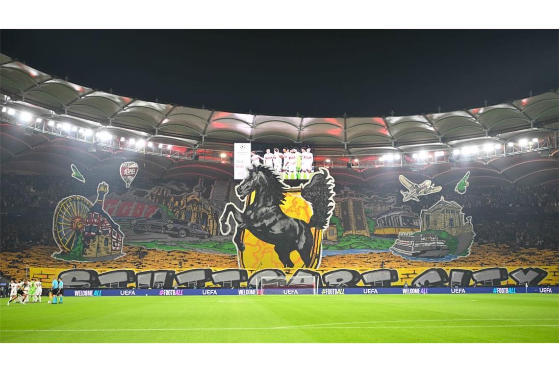 Urheber der Choreografie war das Commando Cannstatt