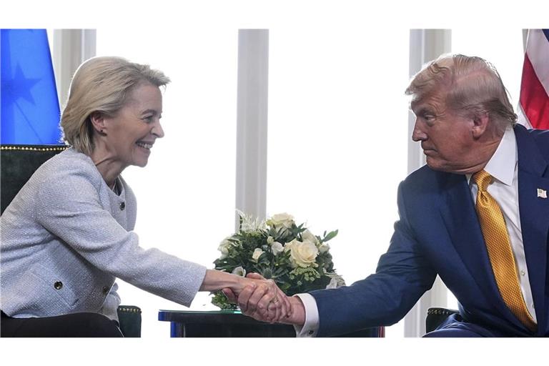 Ursula von der Leyen verspricht Donald Trump einen schnelleren Stopp der russischen Energieimporte (Archivbild).