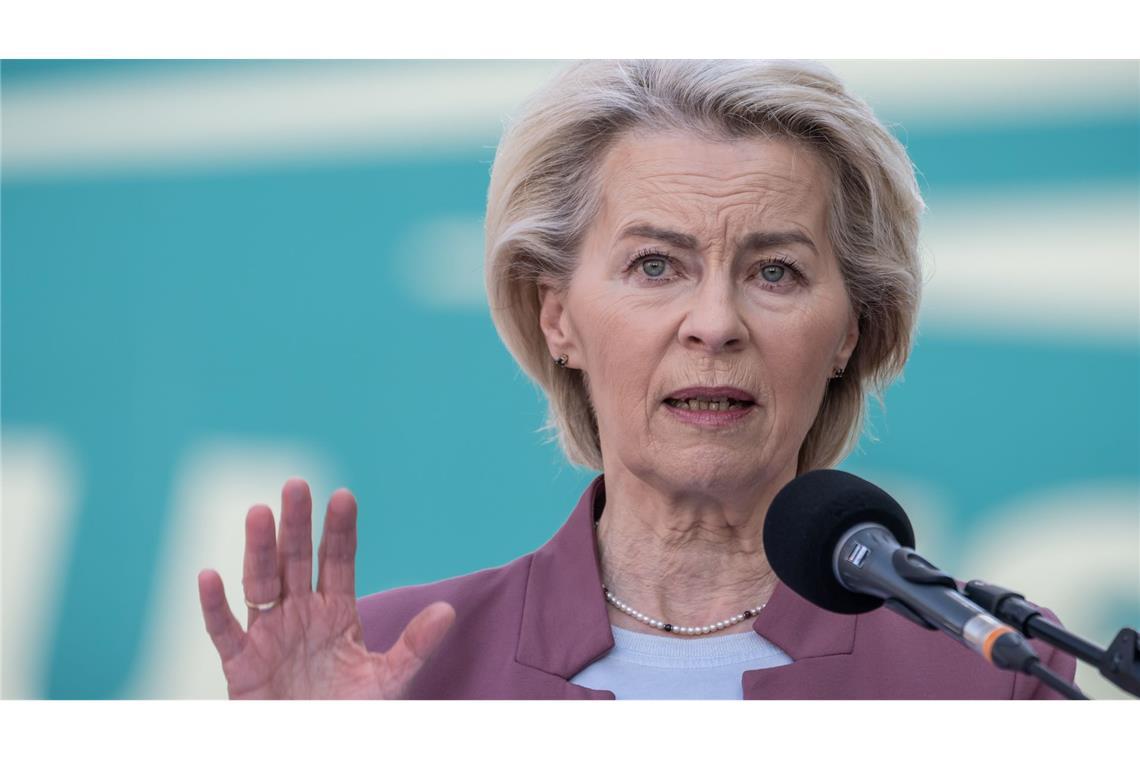 Ursula von der Leyen warnt vor einer verfrühten Lockerung der Iran-Sanktionen.