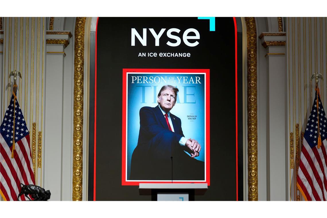 Bilder des Tages US-amerikanische "Time"-Magazin kürt Trump zur "Person des Jahres"