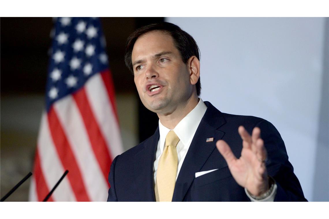 US-Regierung relativiert Trumps Pläne zum Gazastreifen US-Außenminister Marco Rubio (Archivbild)